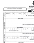Registro de defunción 